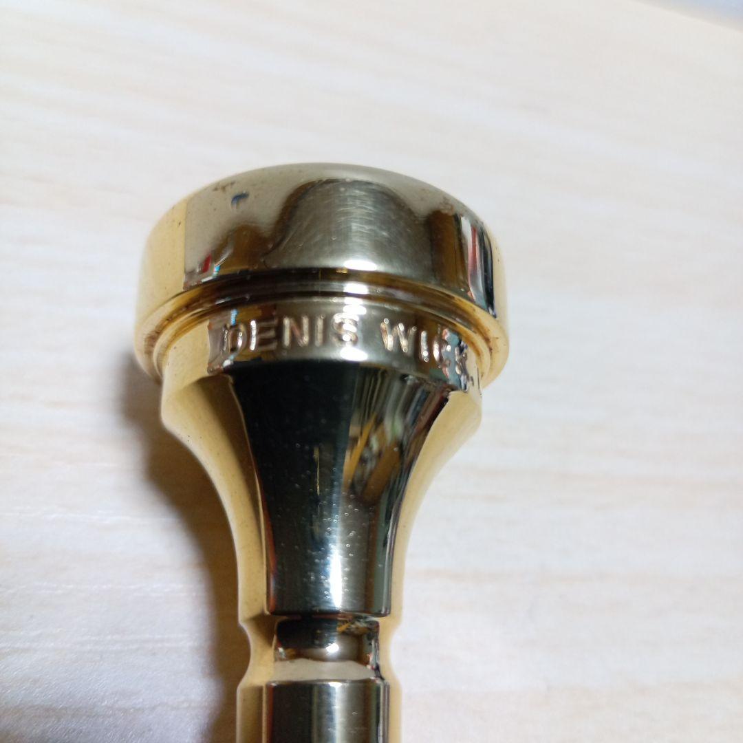 デニスウィックDENIS WICK ショートコルネット マウスピース 4金メッキ