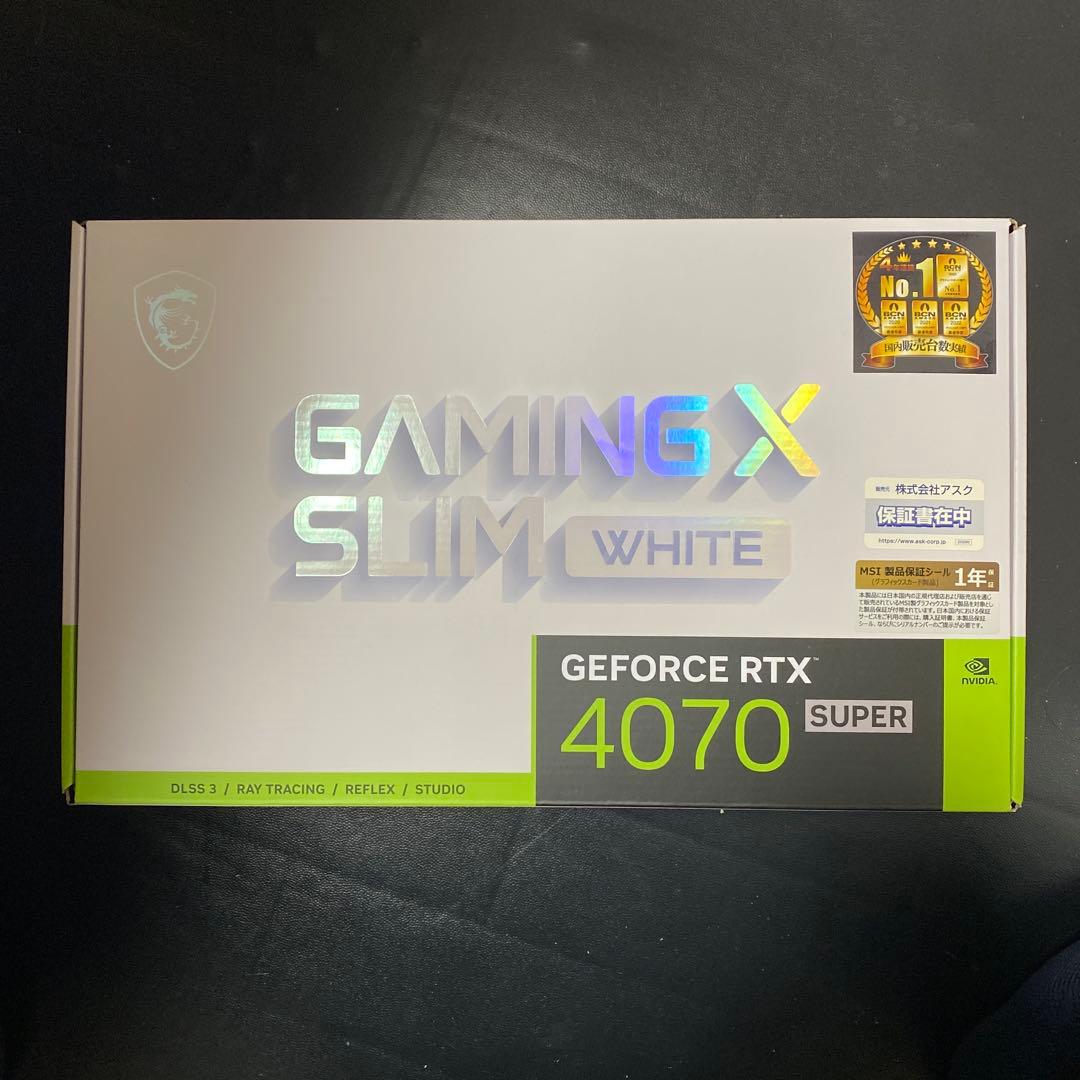 グラフィックボード・グラボ・ビデオカード MSI GeForce RTX 4070 SUPER