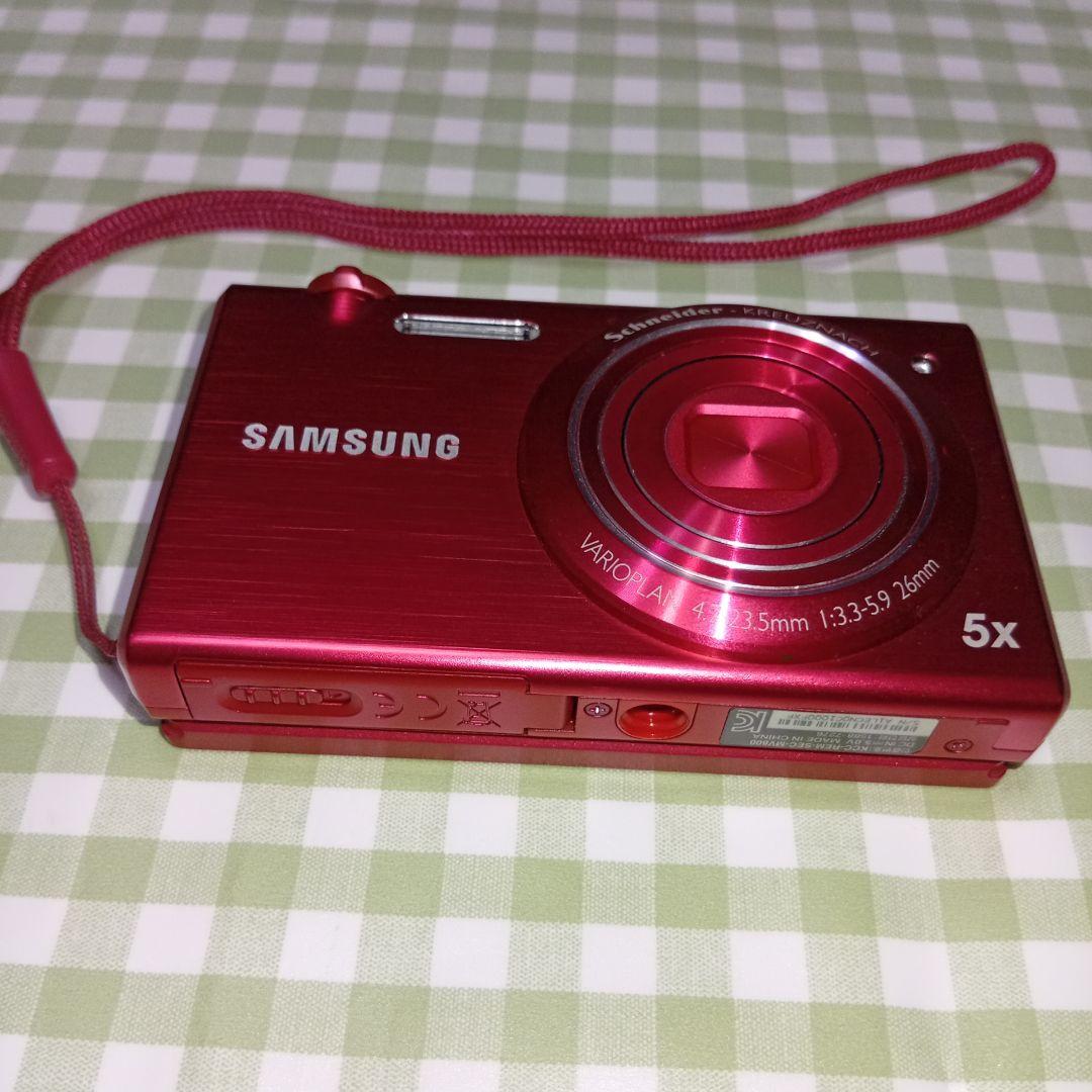 Samsung mv800 デジタルカメラ 赤 5倍ズーム