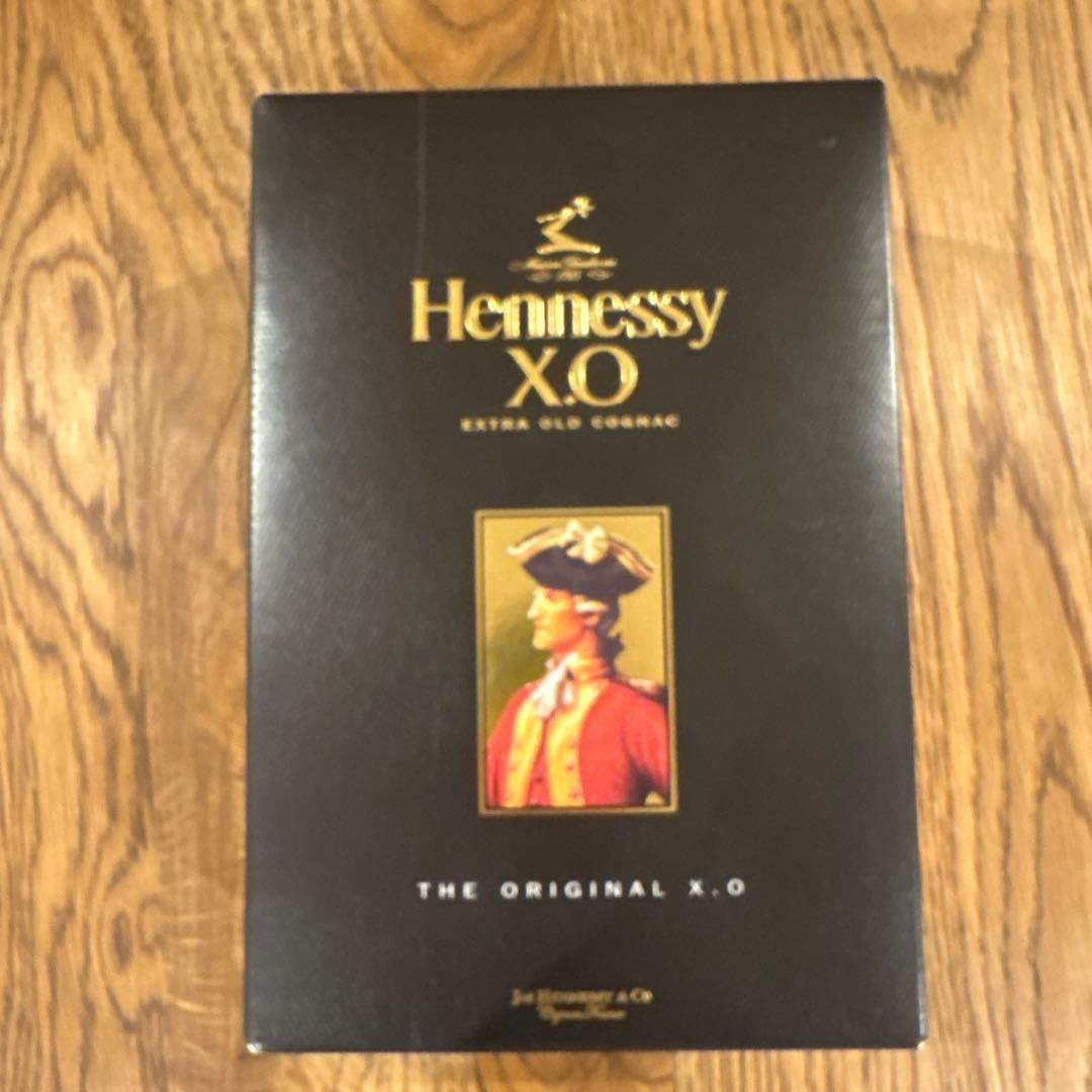 ヘネシー Hennessy X.O 黒キャップ 箱付 700ml ブランデー
