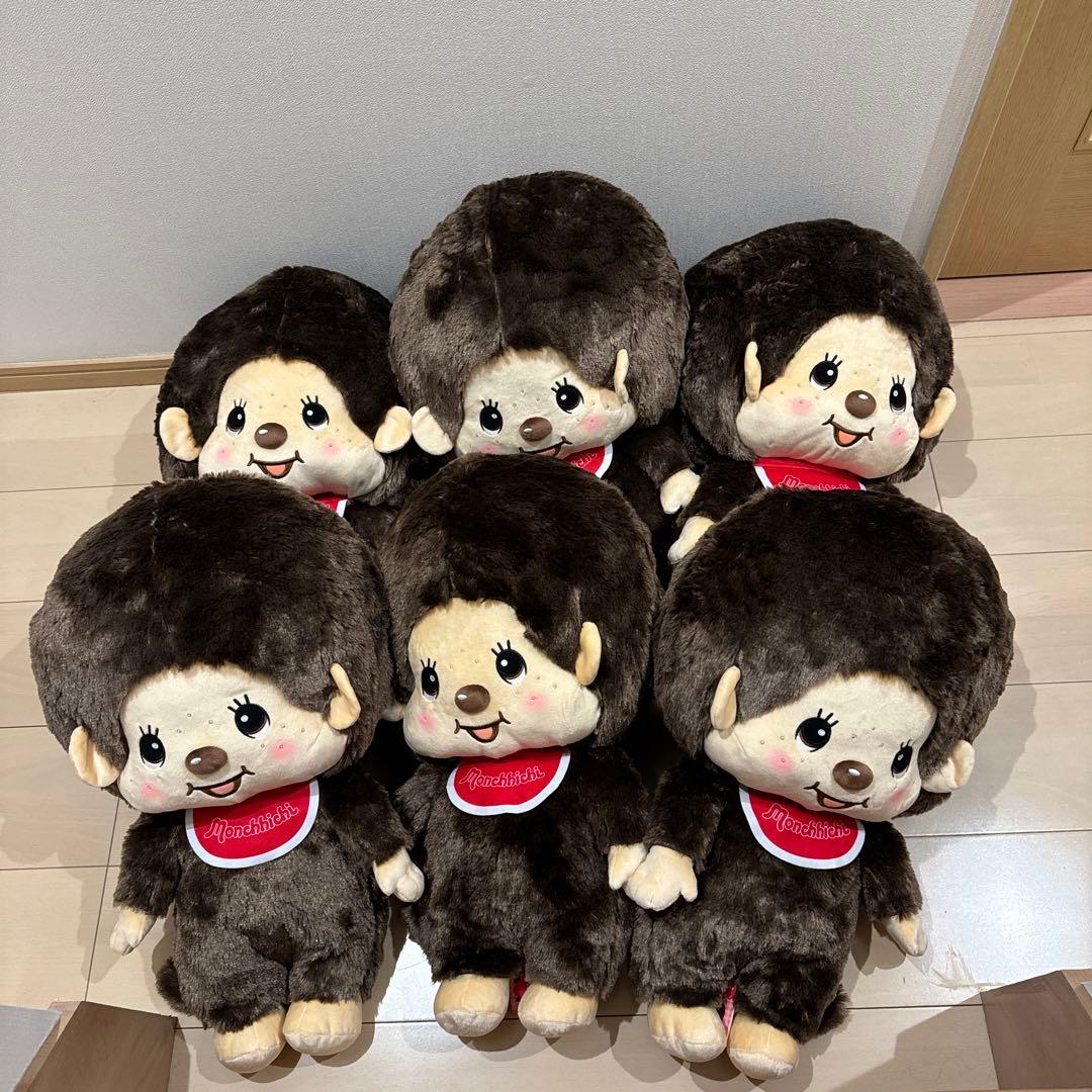 【新品】モンチッチ　超BIGぬいぐるみ　6個セット