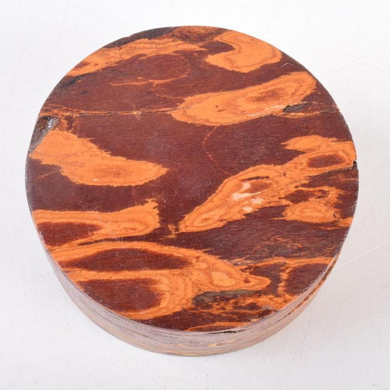 茶道具　宮下竹憲作　惺斎好写　波蒔絵　松皮丸香合　法谷文雅極め箱　V　8504