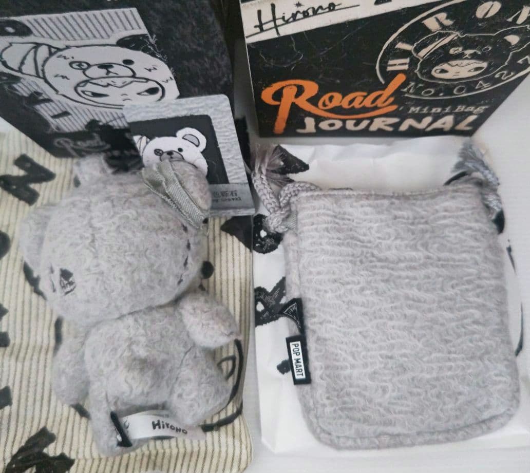 Hirono Road Journal シリーズ　ぬいぐるみ＆ミニバッグ