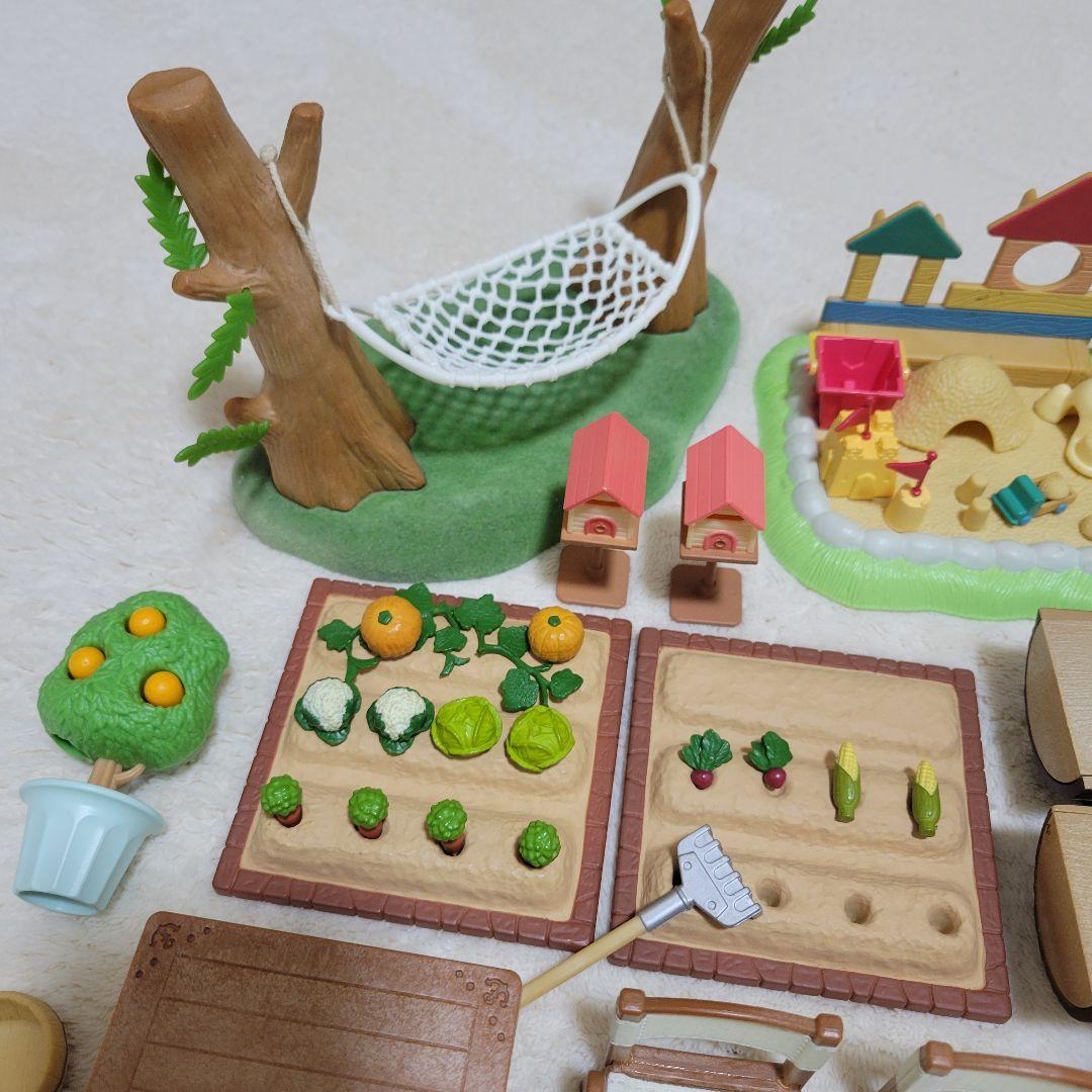 シルバニア 廃盤 ガーデンセット など まとめ売り 大量 レア