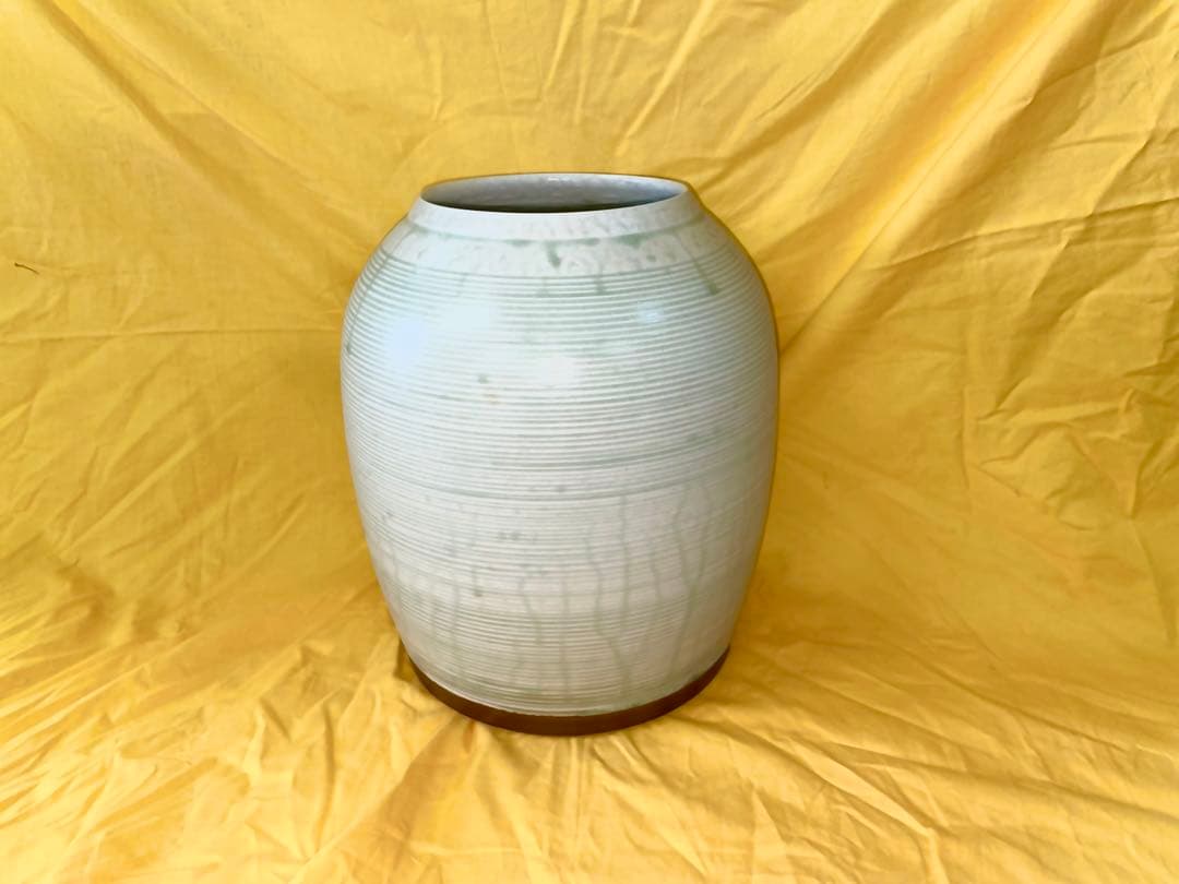 後藤英夫　牡蠣釉　壺