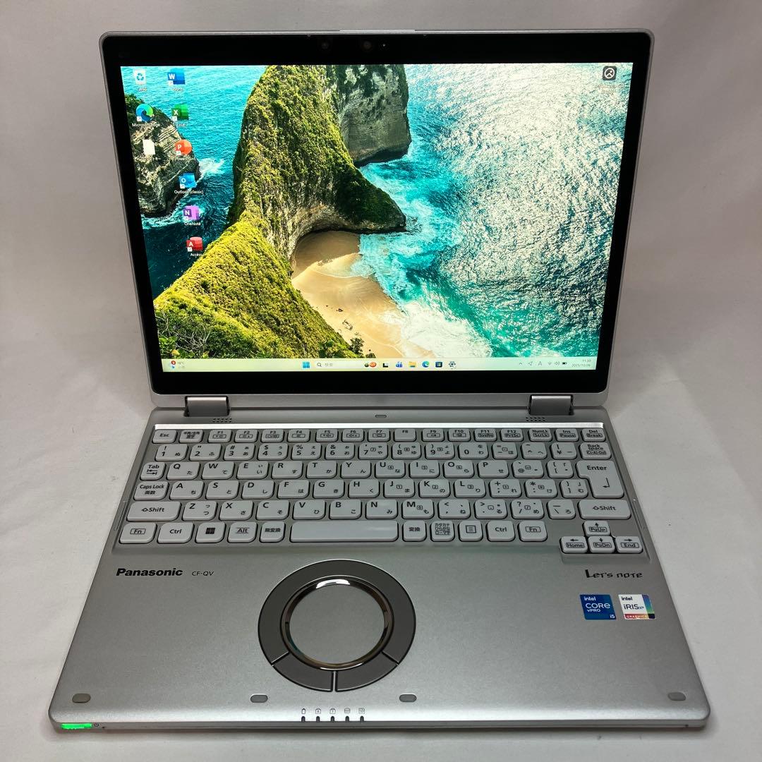 準美 CF-QV1 累積 1260h 11世代 i5 16GB 2in1 タッチ