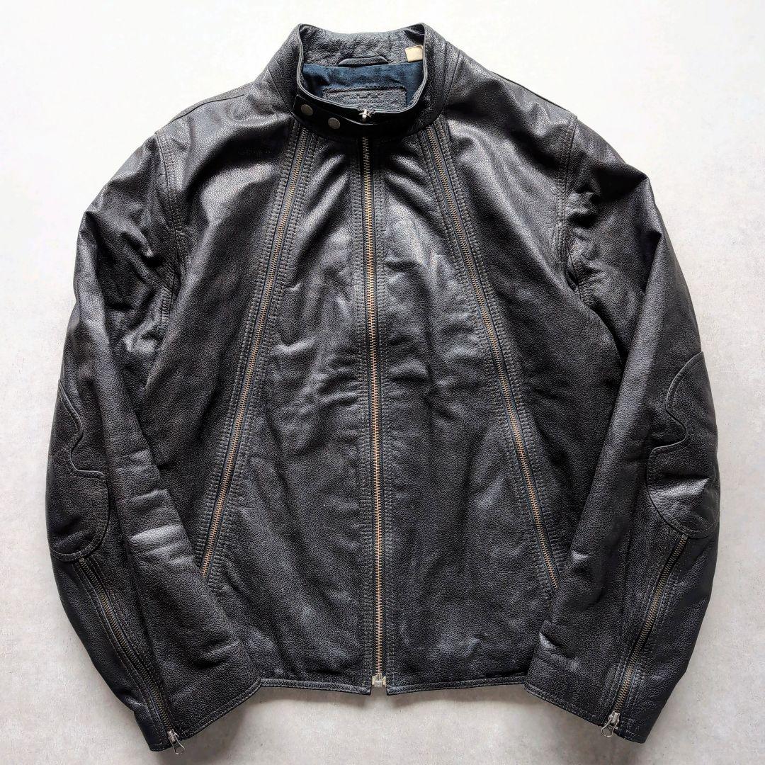 ティンバーランド シングルライダース ハの字 牛革 XL ブラック