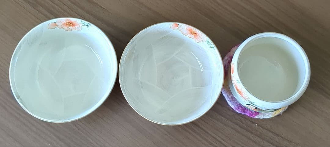 京焼陶あん　お雛さま飯碗湯呑みセット