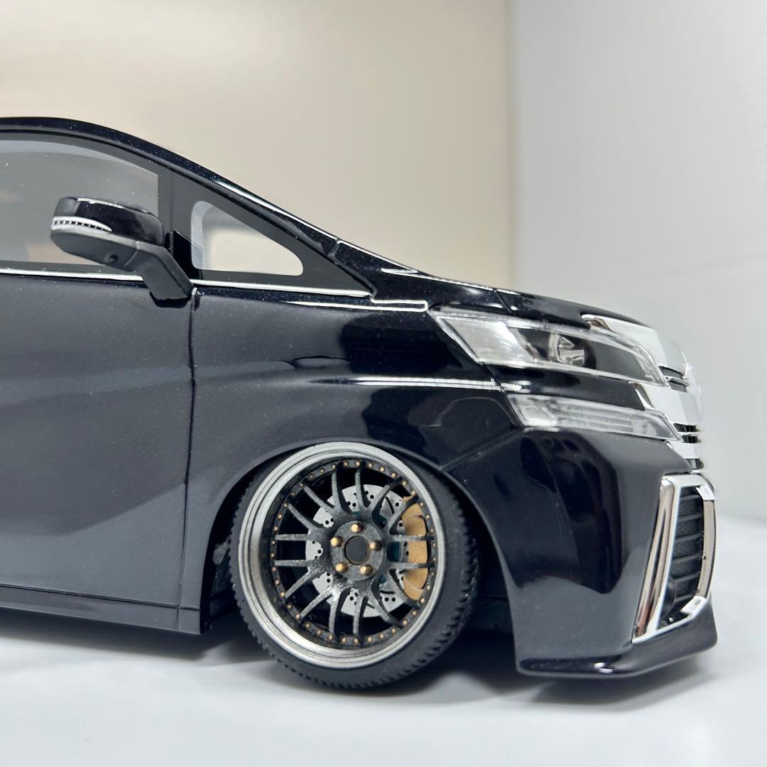 1/18京商 SAMURAI ヴェルファイア カスタム ミニカー　ブラック