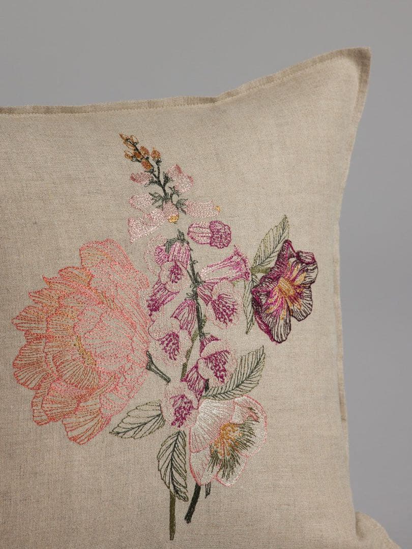 Coral & Tuskクッションカバー 40x40 Blush Bouquet