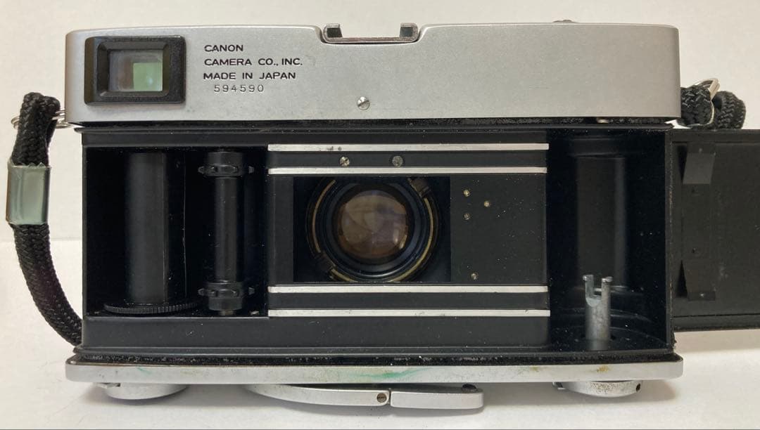 (レア)CANON Canonetフイルムカメラ　箱、ケース、冊子、保証書付き