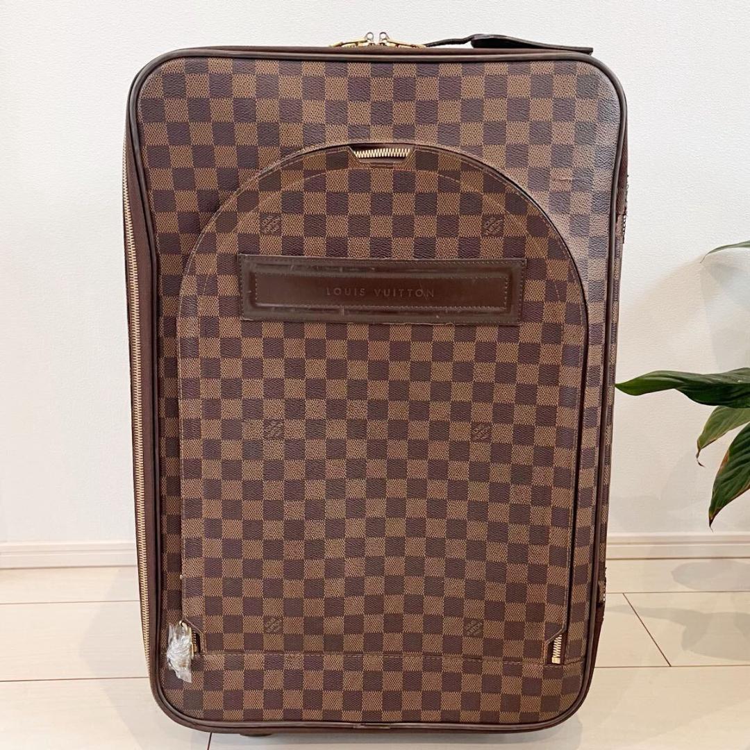 ルイヴィトン ダミエ エベヌ ペガス55キャリーバッグ スーツケース　旅行