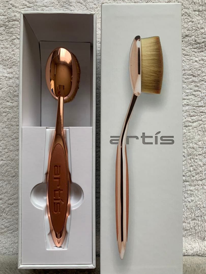 新品未使用アーティスメイクアップブラシ　エリートコレクション オーバル7(RG)