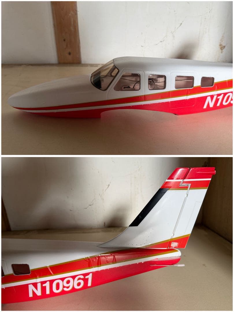 【O-1810】KYOSHO 京商 パイパー PA34 VE29 飛行機 模型