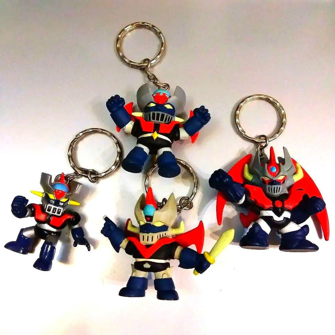 昭和レトロ昭和おもちゃ　マジンガーZ グレートマジンガー　キーホルダーフィギュア
