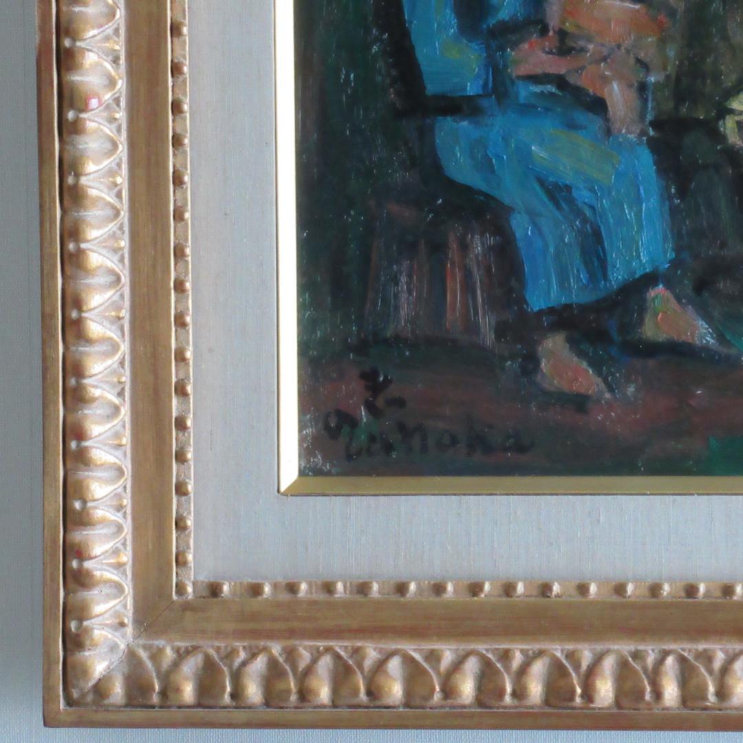 田中忠雄「捧げものをする東方から来た博士たち　1989」　P10号　神戸