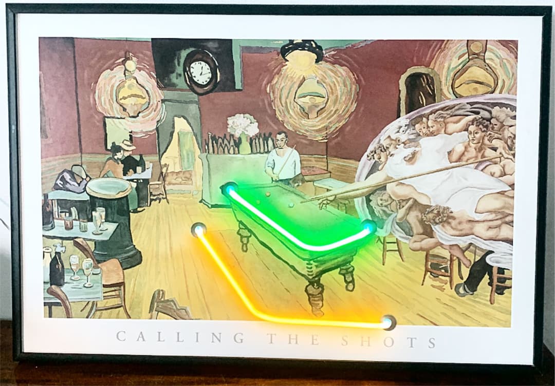 NEONETICS.inc ネオンアートパネルビリヤード