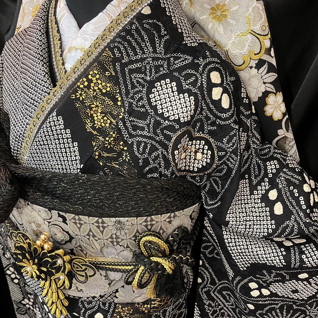 ◾️振袖フルセット■総絞り■扇面松梅■成人式■振袖一式■振り袖振袖セット