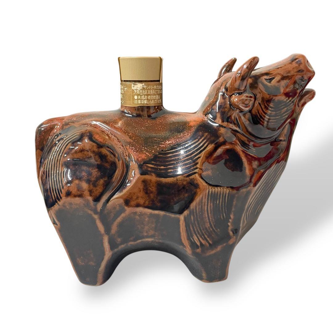 【未開栓】SUNTORY /1997 丑（うし）/干支ボトル/陶器