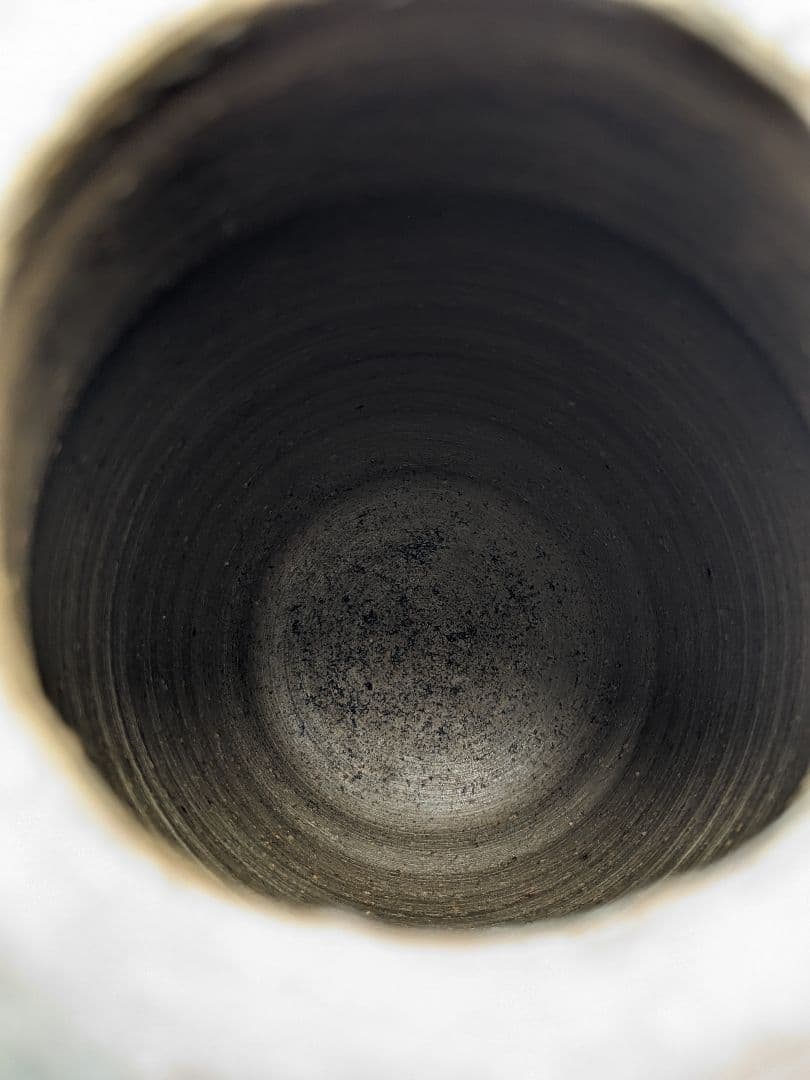 人間国宝 藤原雄 備前焼 花入 合箱栞 花器 フラワーベース 華道具 花瓶 花生