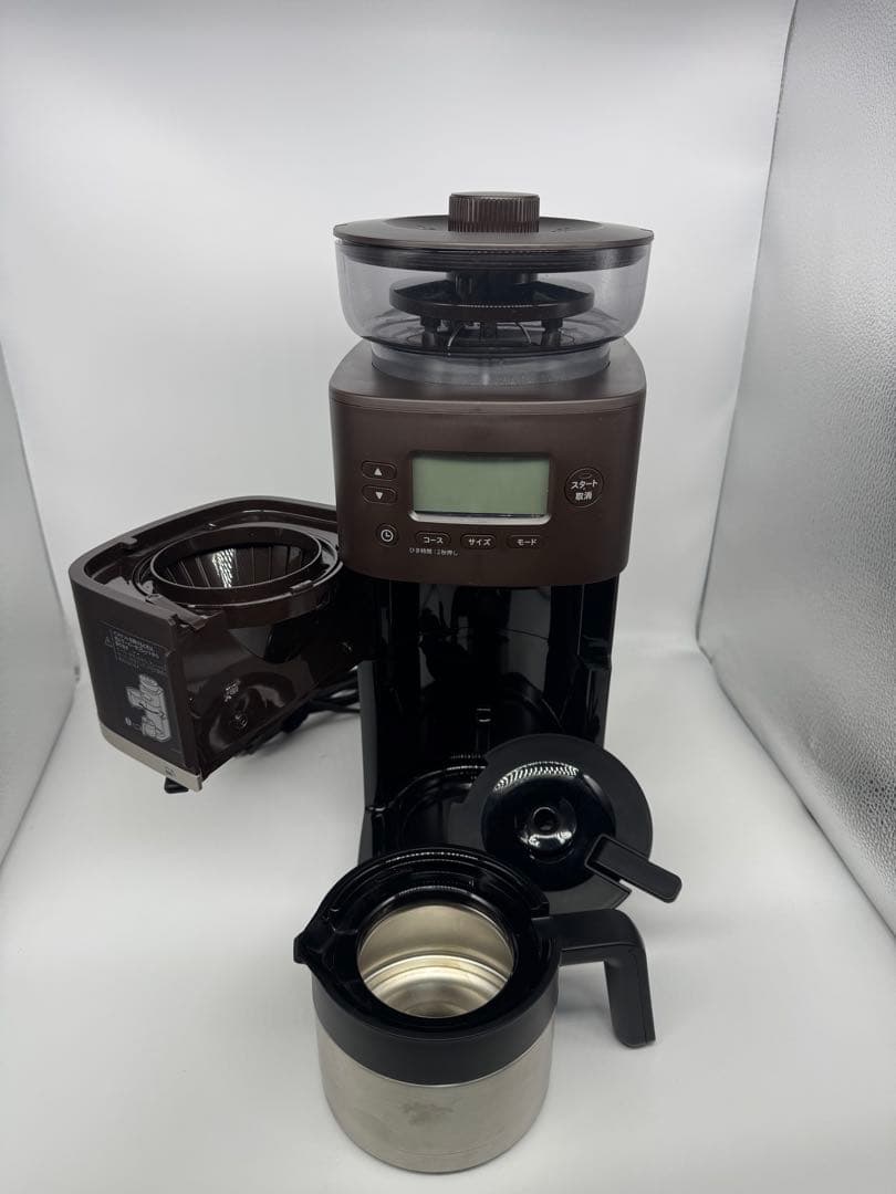 美品【siroca シロカ】コーン式コーヒーメーカー カフェばこPRO