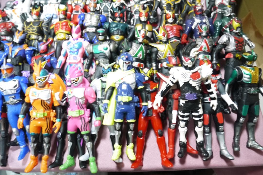 ライダーヒーローシリーズ　ビッグサイズソフビフィギュア　130体セット