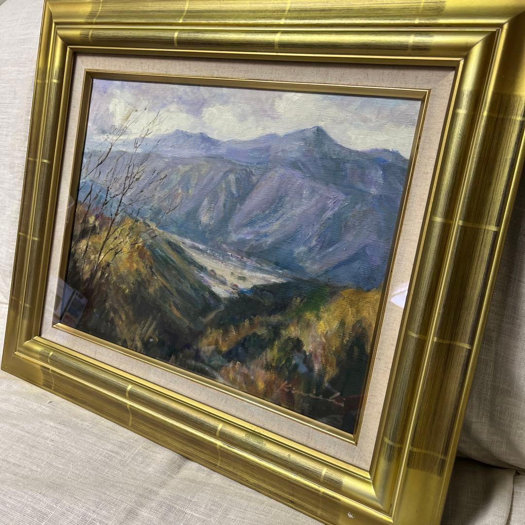 風景画 油彩 Ｆ6 サイン有り 作者不詳