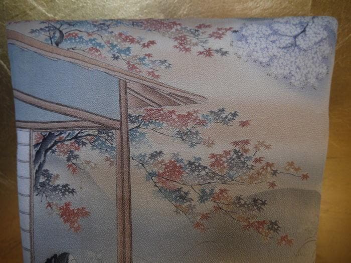 古布江戸縮緬 羽子板 元禄美人 在銘