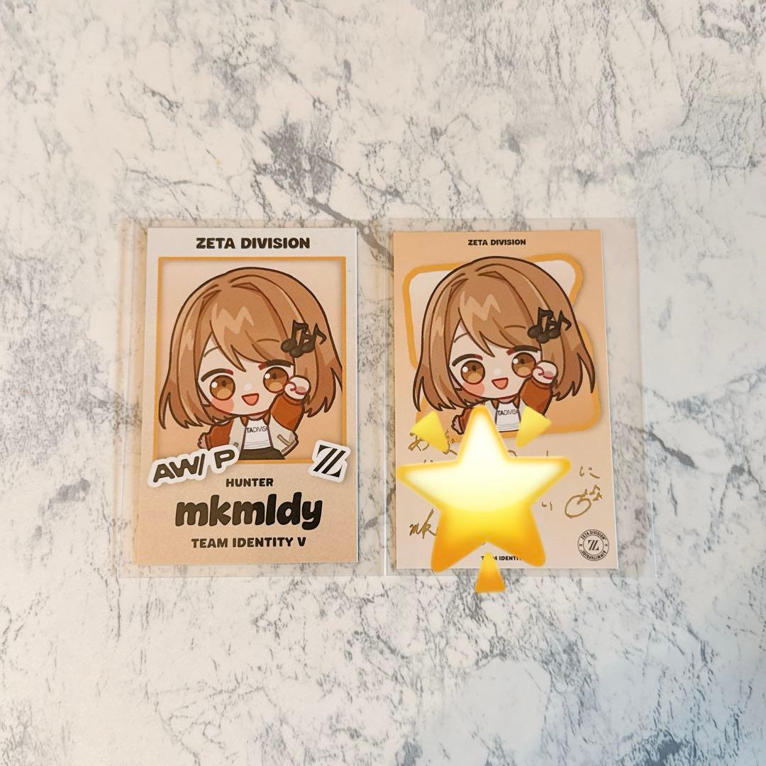 ZETA mkmldy みこめろでぃ フォトカード　メッセージ付き