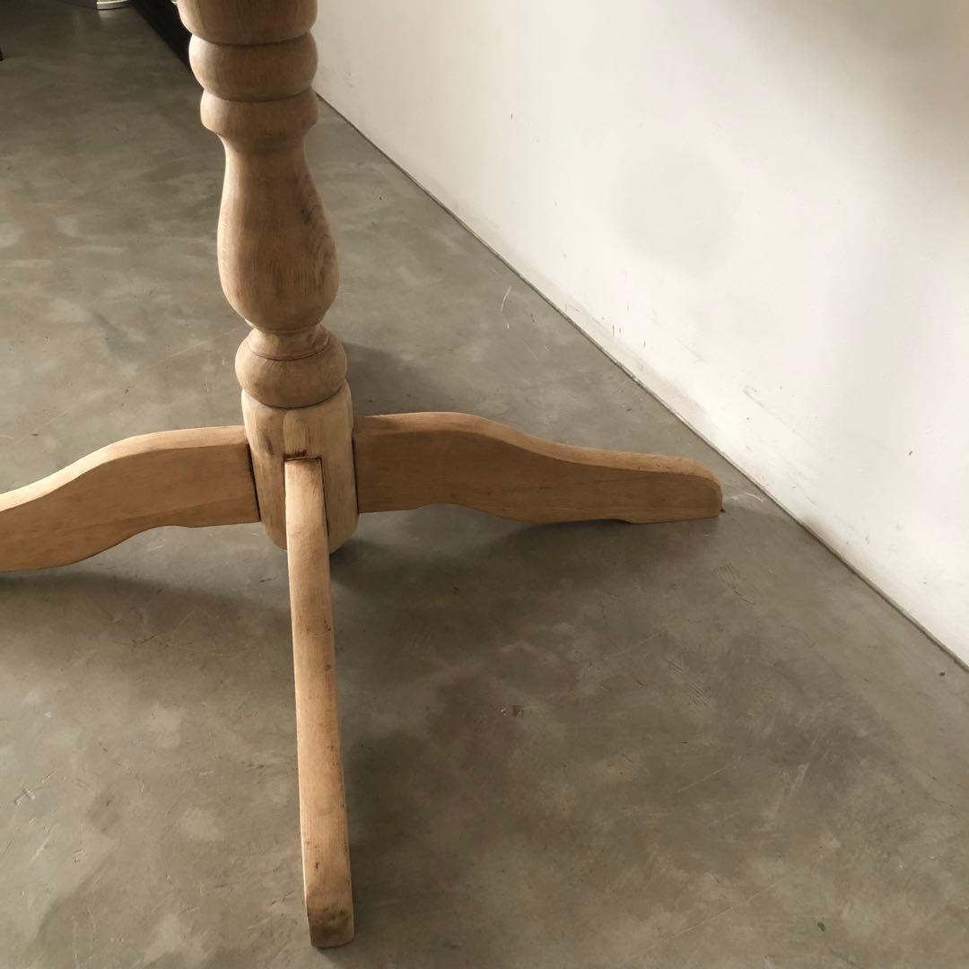 レトロ　アンティーク　古道具　古家具　剥離家具　ストリップド　丸テーブル　古民家