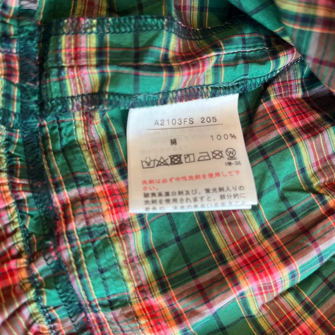 ピンクハウス　オリジナルタータンチェックスカート　フリル　スカート