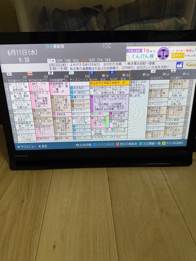 Panasonic プライベート　ビエラ UN-19 CFB10D-K