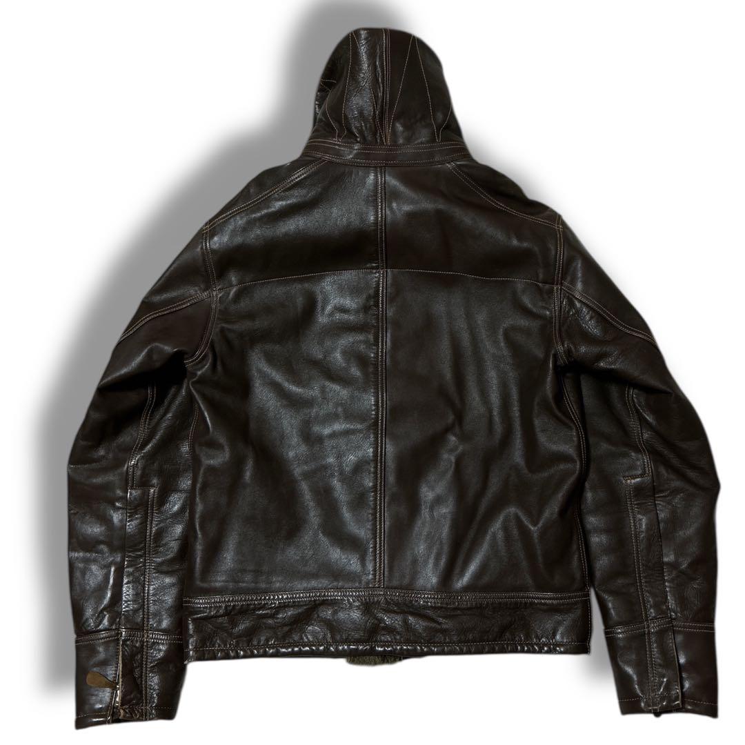 バズリクソンズ ホースハイド B-2 フライト ジャケット レザー ムートン