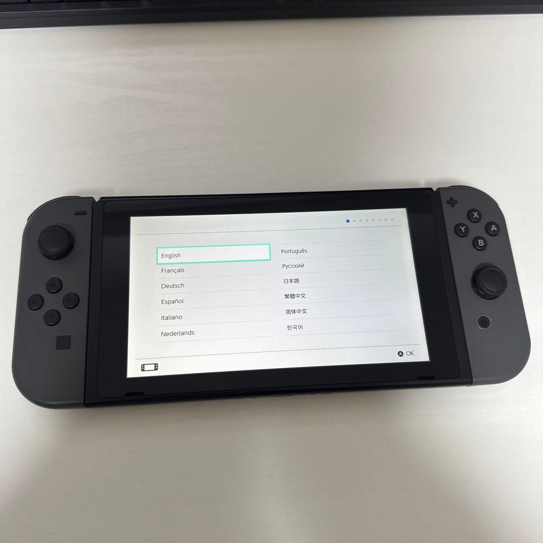 Nintendo Switch グレー 本体 コントローラー セット