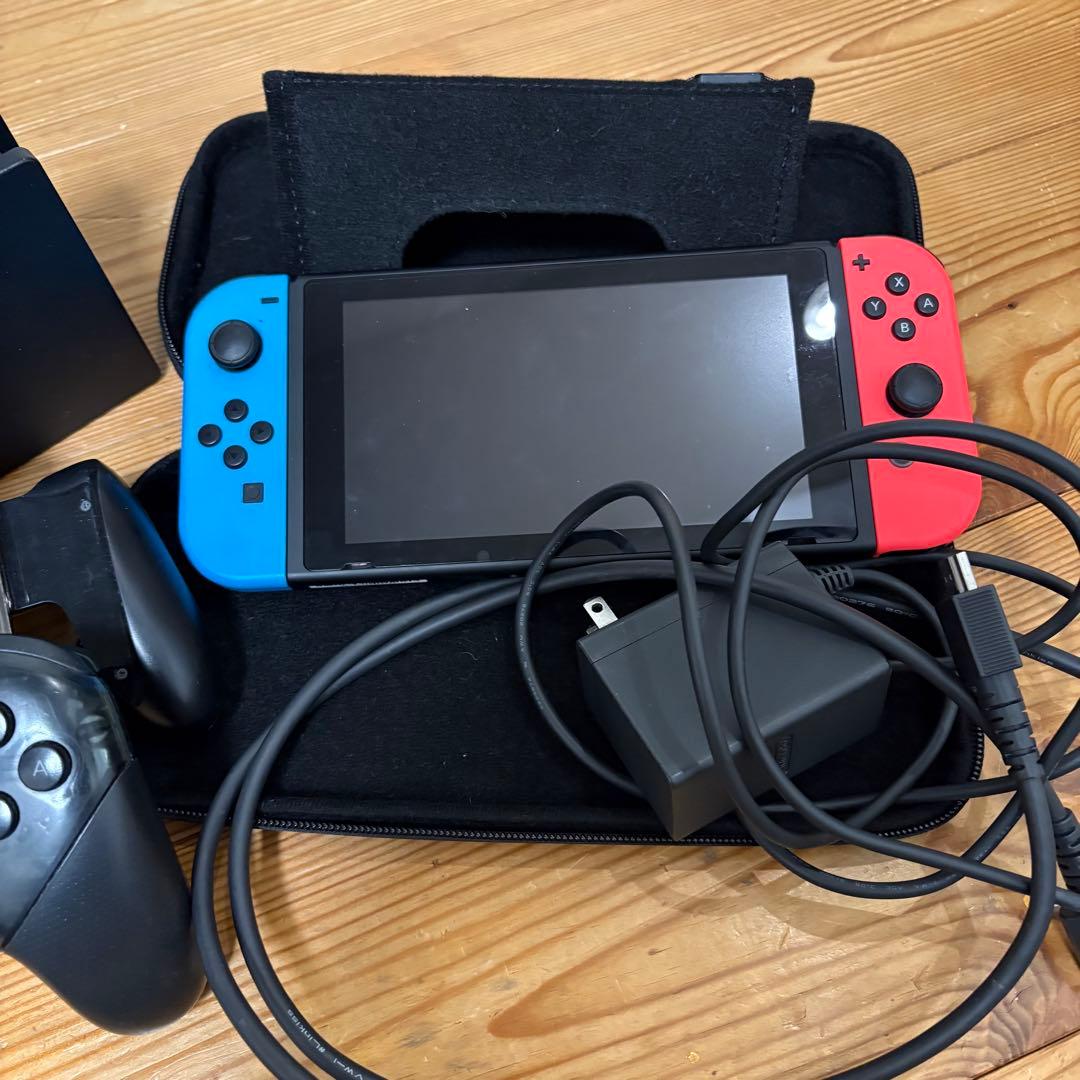 Nintendo Switch ネオンレッド/ブルー 本体　プロコン