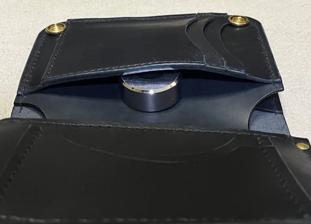 ミドル トラッカーウォレット 3層 姫路レザー