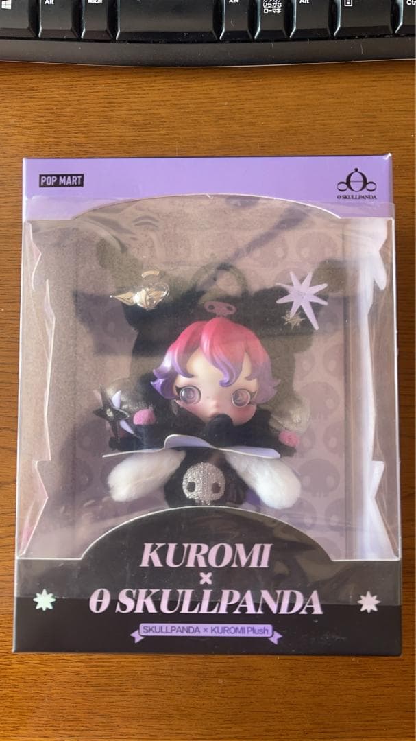 POPMART スカルパンダ x クロミ ぬいぐるみキーホルダー 即日発送