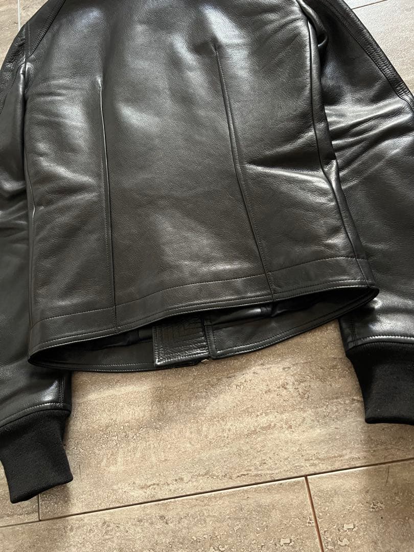 ジャケット・アウター rick owens intarsia leather jacket