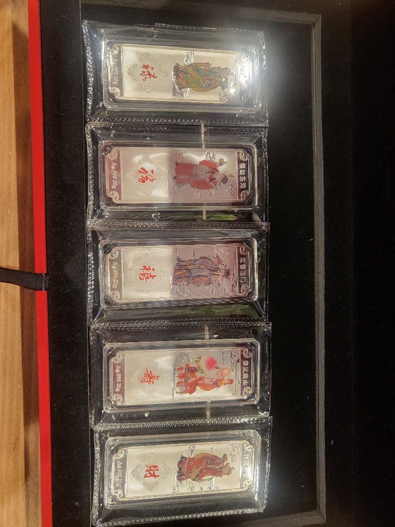 中国 伝説キャラクター 銀貨セット 5枚