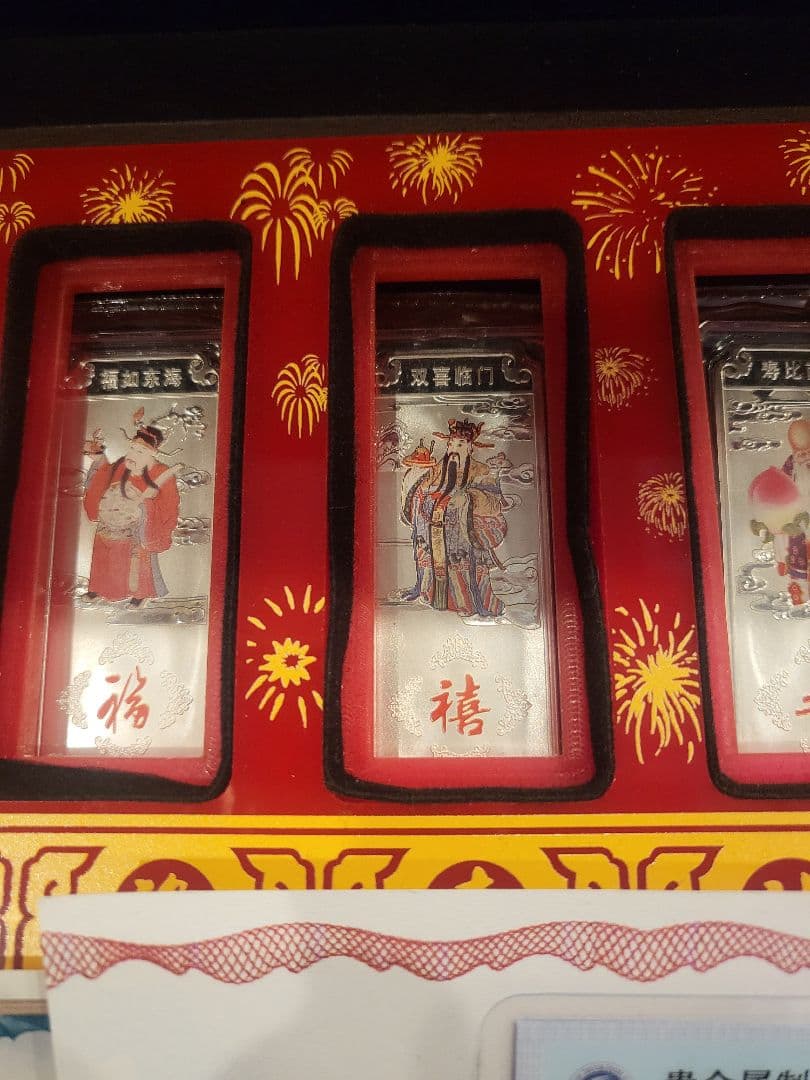 中国 伝説キャラクター 銀貨セット 5枚