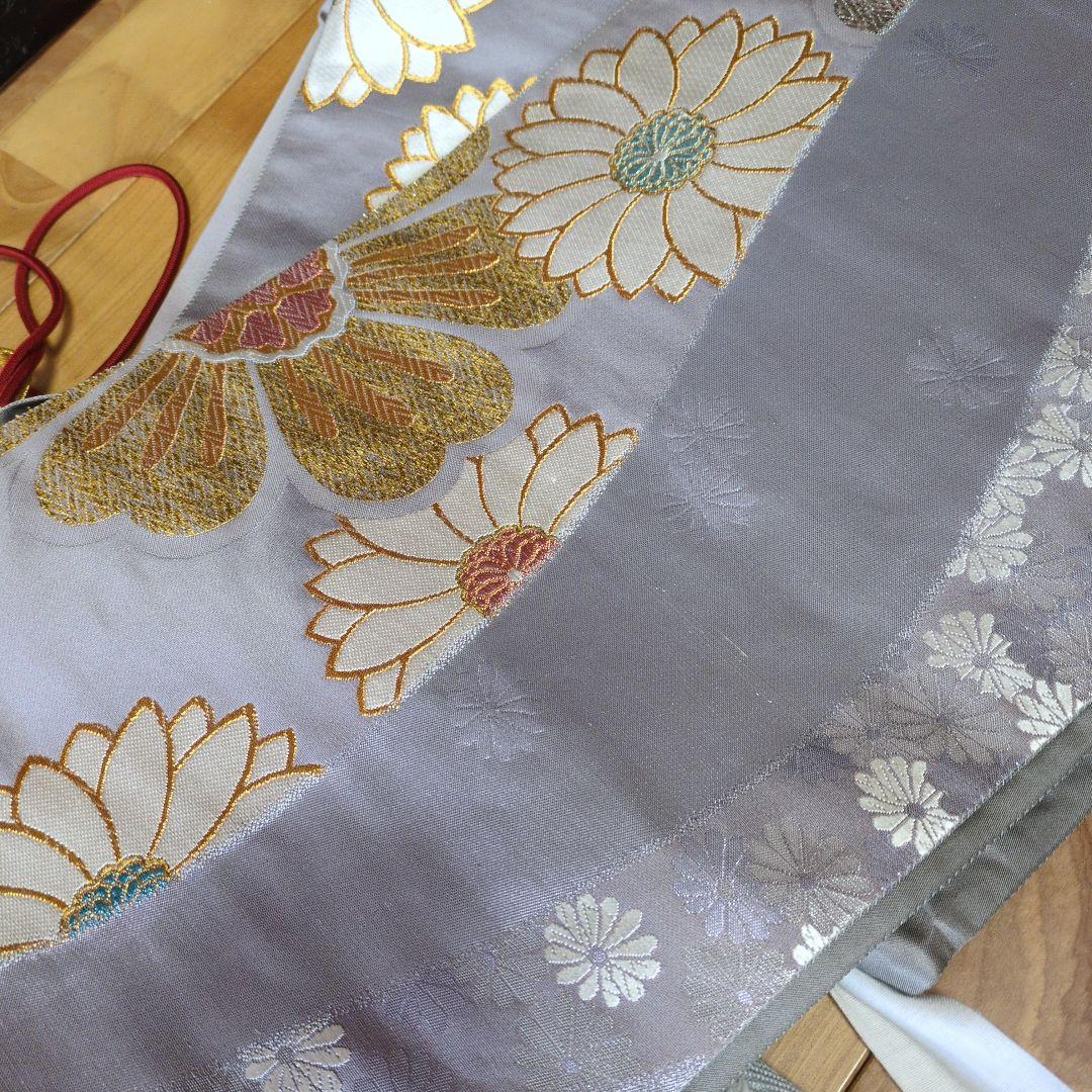 カリメルアロス身丈164センチ　振袖帯セット　正絹