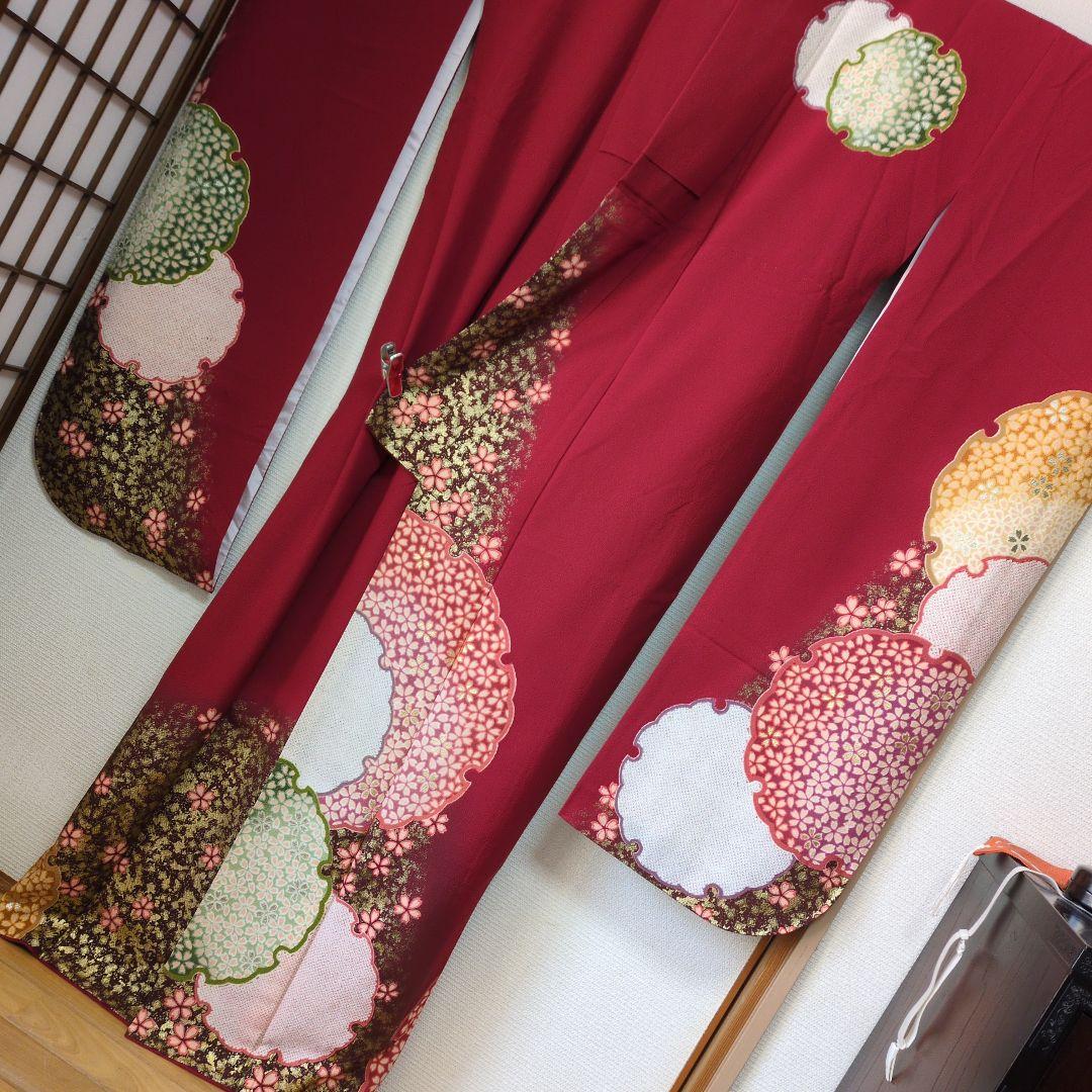 カリメルアロス身丈164センチ　振袖帯セット　正絹