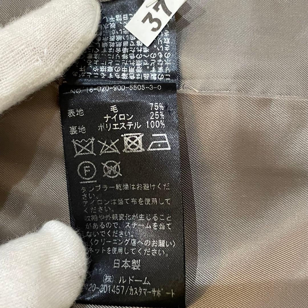 IENA　MONTECO ウールコート　チェスターコート　ダブルフェイス　黒