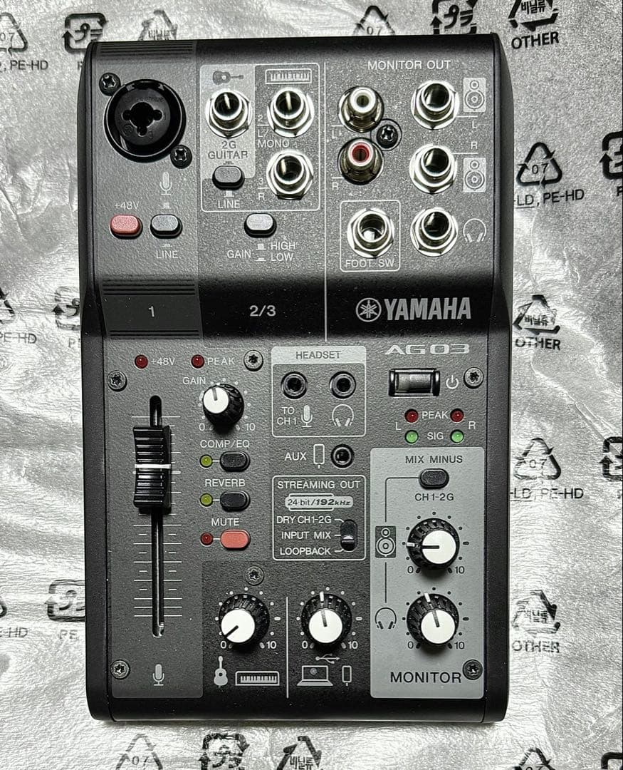 未使用、値下げ交渉大歓、YAMAHAミキサーAG03MK2、 ライブ配信セット