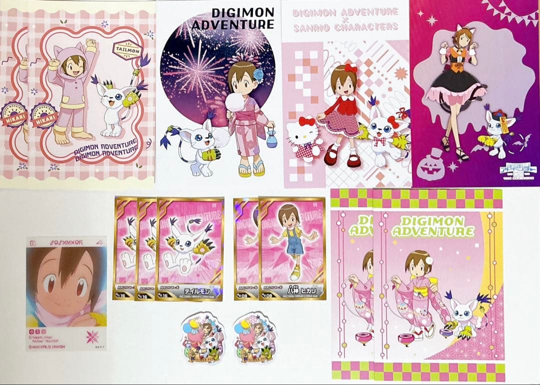 デジモン　八神ヒカリ・テイルモンセット