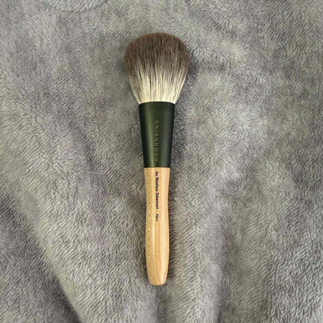 竹宝堂　フェイスブラシ　化粧筆　シルバーフォックス