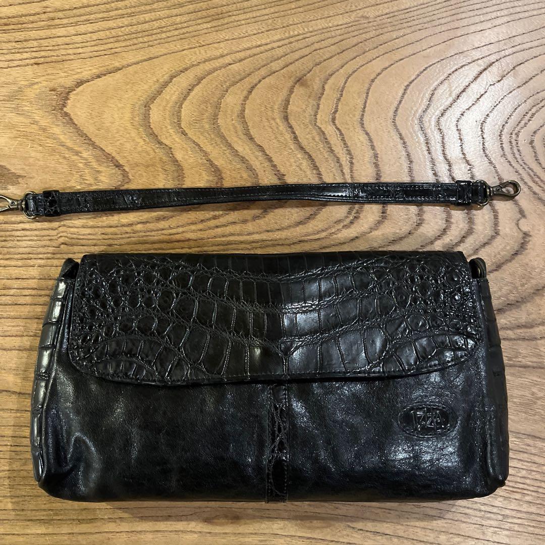 ibiza イビザ クロコダイル 手提げバッグ 美品