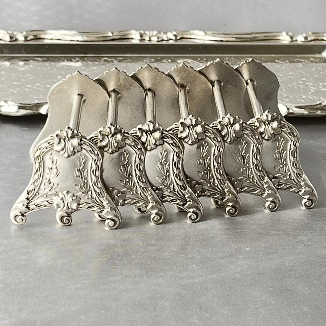 【仏蘭西】 ルイ16世様式 ナイフレスト / カトラリーレスト 6個組