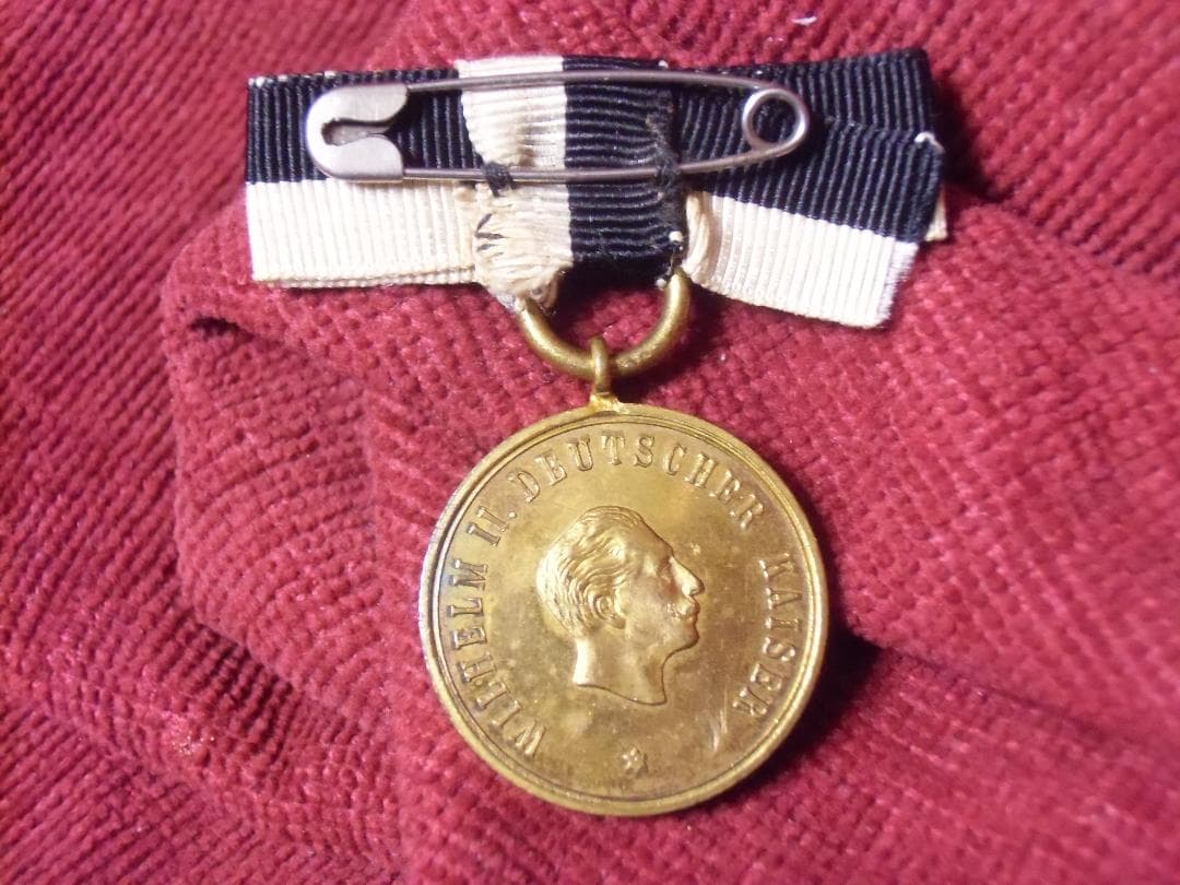 Ｗ帝政ドイツ軍/プロイセン王国＊ポッツム在郷軍人会１８９９年設立記念メダル/実物