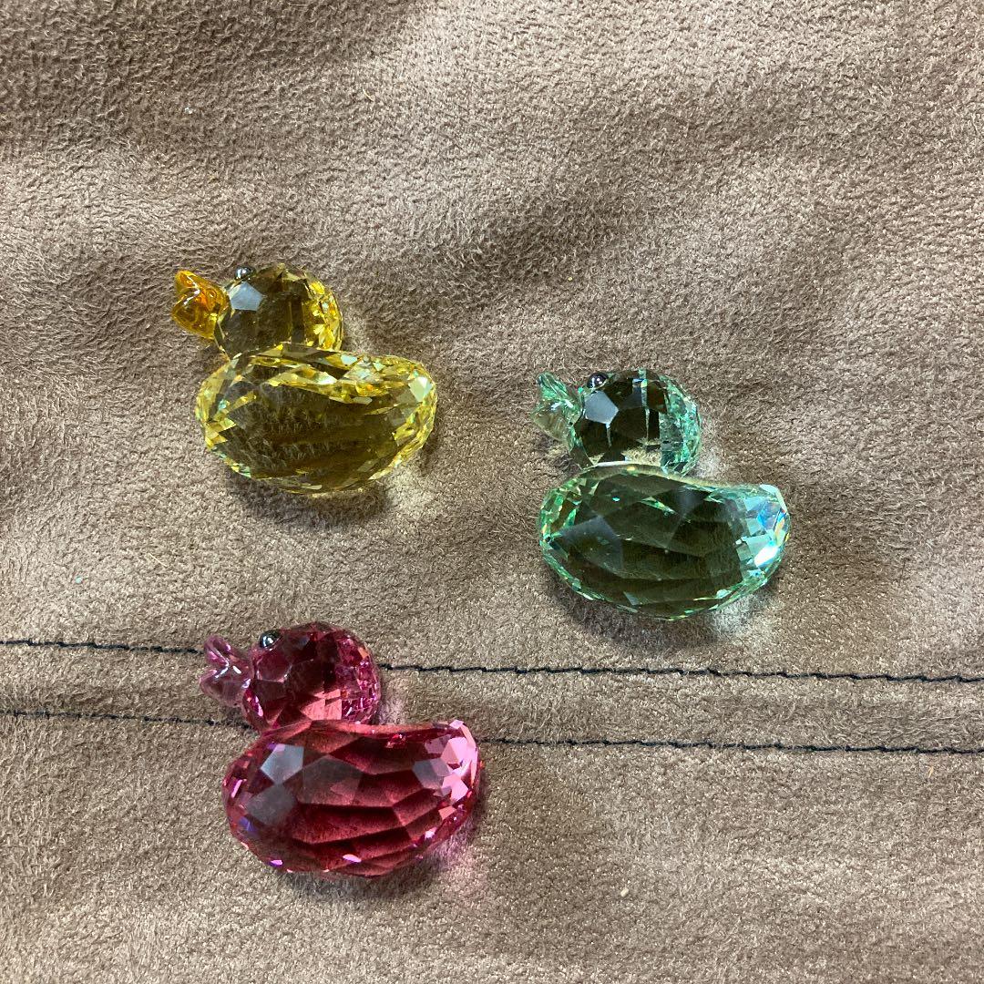 スワロフスキー　ハッピーダック　3点セット　あひる